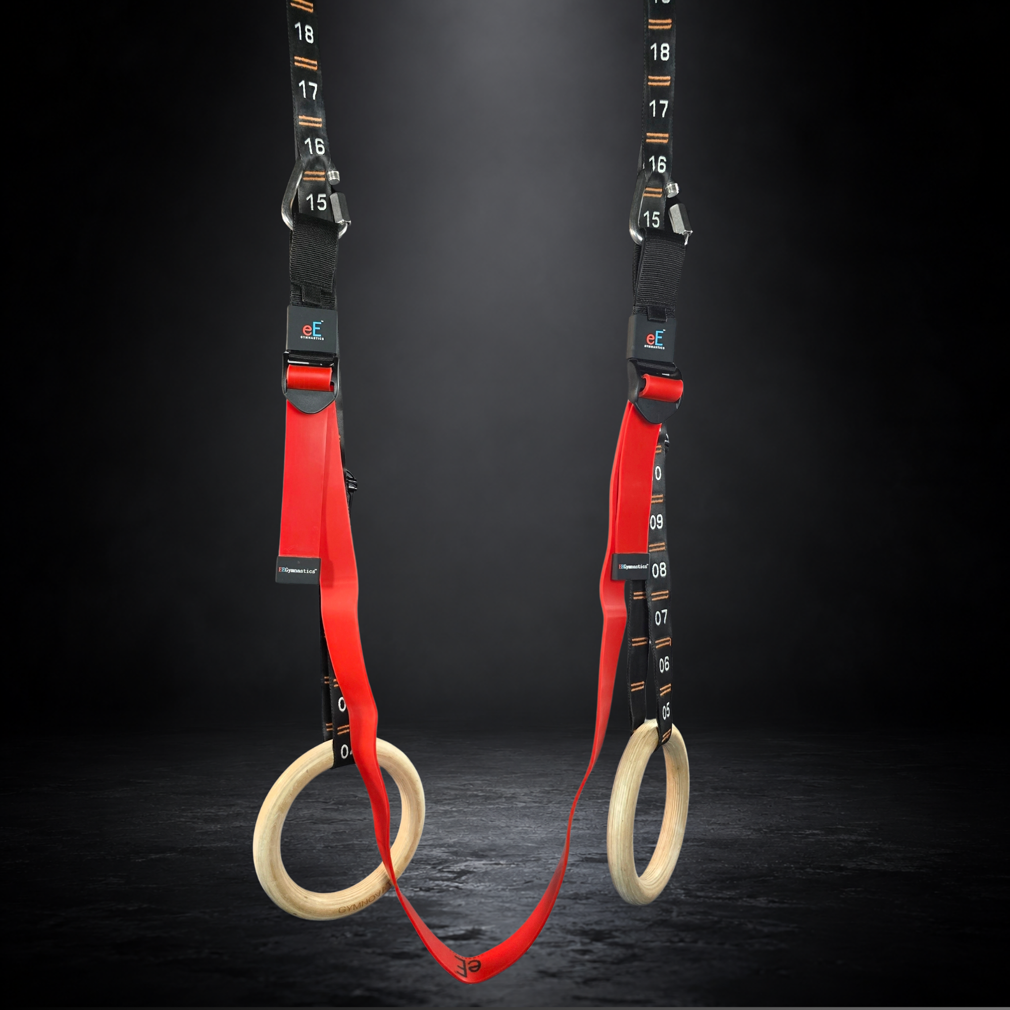 eE Dual Kit | Adjustable Gymnastics Rings + The Ultimate Elastic Band